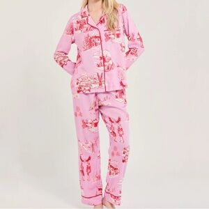 Apres Ski Toile Print Pajamas